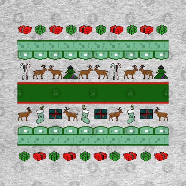 Pixel Perfect Christmas: Festive Pattern Joy by Fun Funky Designs